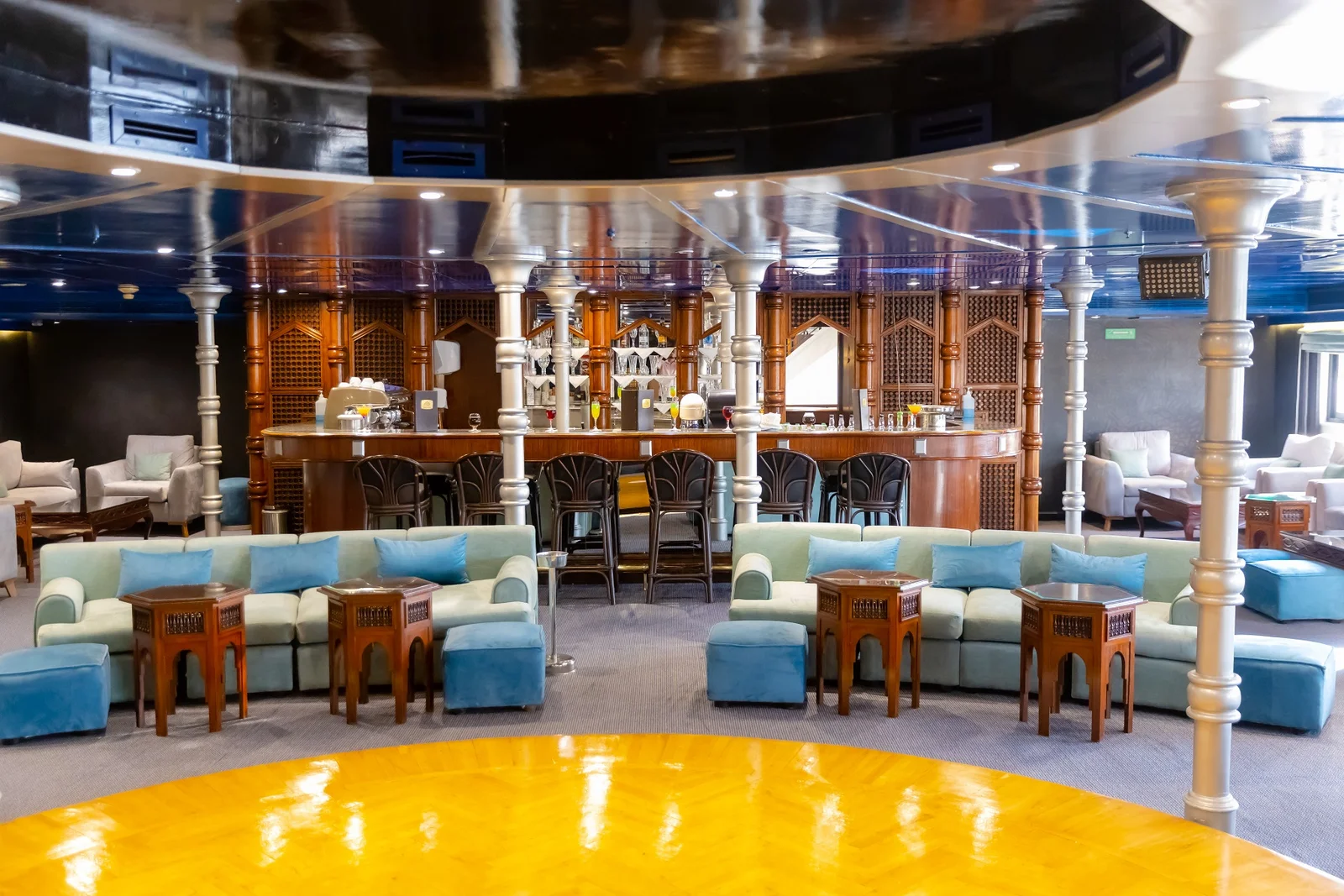 Lobby of the MS Champollion II Nile Cruise Nile cruise